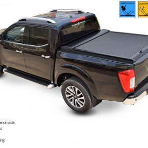 Laderaumabdeckung - Rollverdeck für NISSAN NP300 D23 Navara double cab 2016+ SOT 1314 black matt