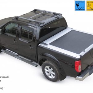 Laderaumabdeckung - Rollverdeck für NISSAN Navara D40 156cm Doppel Cab SOT 130 Aluminium eloxiert