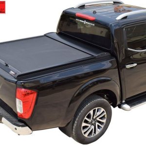 Laderaumabdeckung - Rollverdeck für NISSAN Navara D22 NP-300 Double Cab 2001-2005 SOT 130 black matt