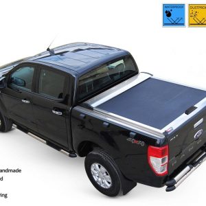 Laderaumabdeckung - Rollverdeck für FORD Ranger Double Cab 2007-2011 SOT 130 Aluminium eloxiert