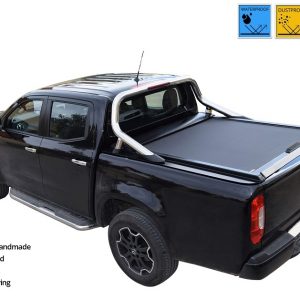 Laderaumabdeckung - Rollverdeck für Mercedes Benz X-Klasse Doppel Cab SOT 13191 mit original OEM Rollbar black matt