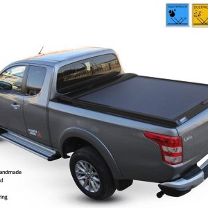 Laderaumabdeckung - Rollverdeck für FIAT FULLBACK 2016+ PICK UP Space Cab SOT 1312 black matt