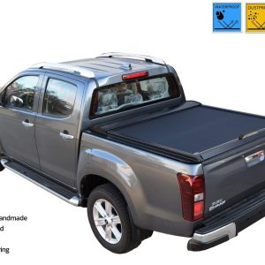 Laderaumabdeckung - Rollverdeck für ISUZU D-Max D/C Double Cab 2007-2011 SOT 130 black matt