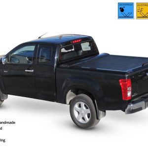 Laderaumabdeckung - Rollverdeck für ISUZU D-Max Space Cab 2003-2007 SOT 1303 black matt