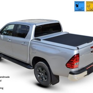 Laderaumabdeckung - Rollverdeck für TOYOTA HILUX REVO ab 07/2016+ Double Cab SOT 1316 Aluminium eloxiert
