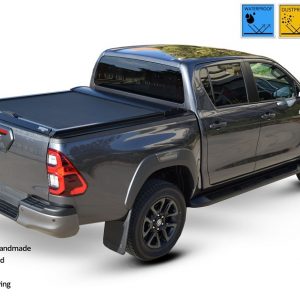 Laderaumabdeckung - Rollverdeck für TOYOTA HILUX REVO ab 07/2016+ Double Cab SOT 1316 black matt