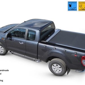 Laderaumabdeckung - Rollverdeck für MAZDA BT 50 space cab ab 2007-2011 SOT 1303 black matt