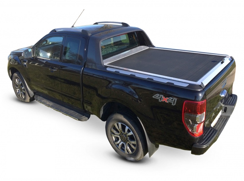 Laderaumabdeckung – Rollverdeck für FORD Ranger WildTrak SPACE CAB ab 11/2012+ & 2016+ SOT 1309 Aluminium eloxiert 013WILDTRAK1309SILVER – Bild 2