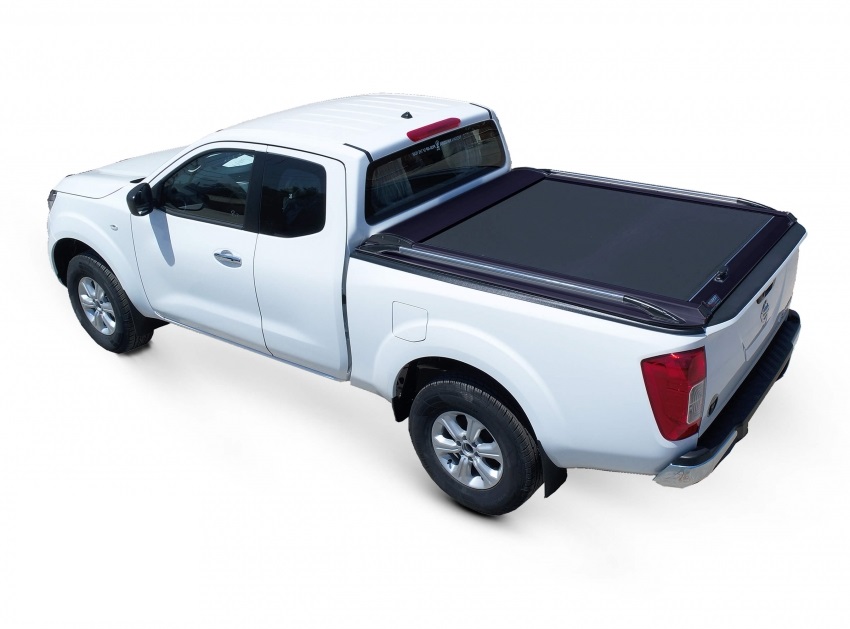 NISSAN Navara D22 NP-300 Space Cab SOT 1303 black matt Rollverdeck - Laderaumabdeckung