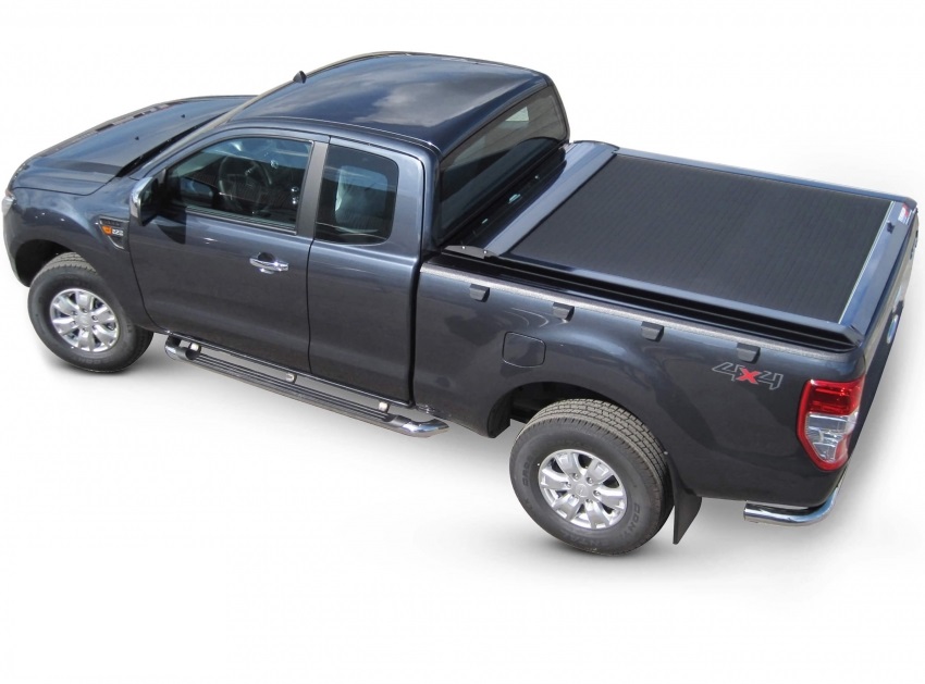 Laderaumabdeckung – Rollverdeck für FORD Ranger Space Cab 2007-2011 SOT 1303 black matt 018RANGER1303BLACK – Bild 2