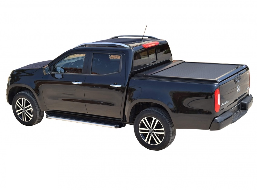 Laderaumabdeckung – Rollverdeck für Mercedes Benz X-Klasse Doppel Cab SOT 1319 black matt 054XKLASSE1319Black – Bild 2