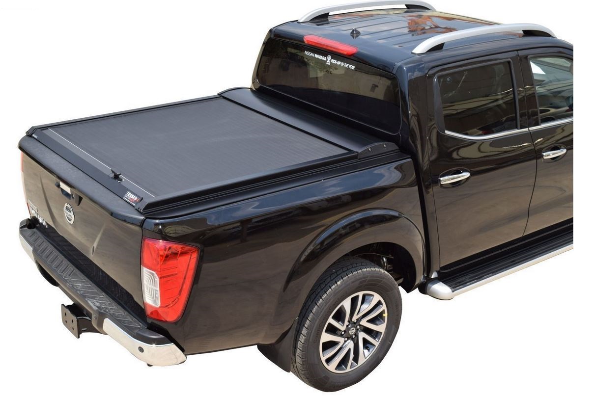 NISSAN Navara D22 NP-300 Double Cab 2001-2005 SOT 130 black matt Laderaumabdeckung - Rollverdeck