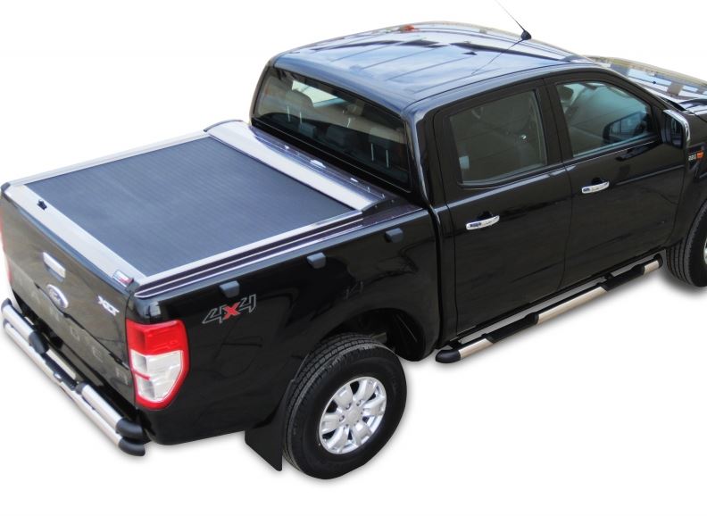 Laderaumabdeckung – Rollverdeck für FORD Ranger Double Cab 2007-2011 SOT 130 Aluminium eloxiert 015RANGER130SILVER – Bild 3