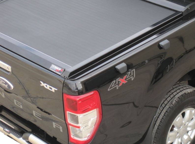 Laderaumabdeckung – Rollverdeck für FORD Ranger Double Cab 2007-2011 SOT 130 black matt 016RANGER130BLACK – Bild 3