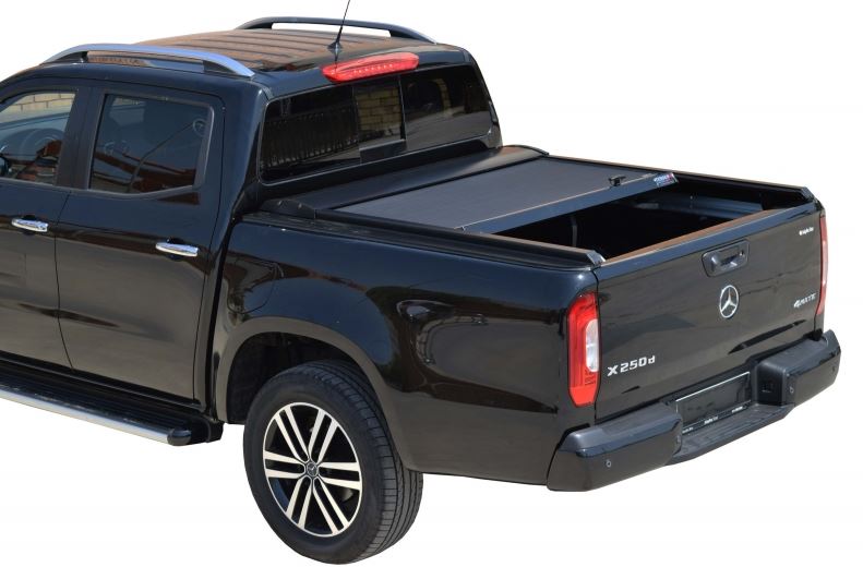 Laderaumabdeckung – Rollverdeck für Mercedes Benz X-Klasse Doppel Cab SOT 1319 black matt 054XKLASSE1319Black – Bild 3
