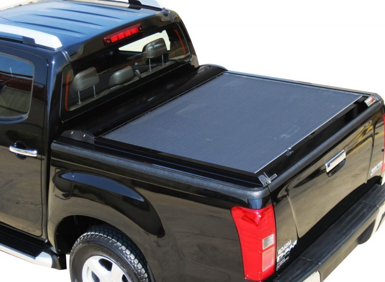 ISUZU D-Max D/C Double Cab 2003-2007 SOT 130 black matt Laderaumabdeckung - Rollverdeck