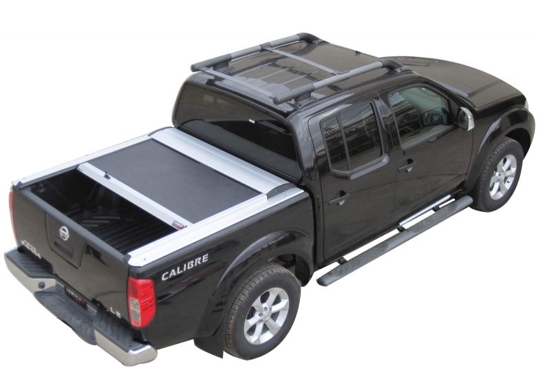 NISSAN Navara D40 Double Cab 165cm SOT 1302 Aluminium eloxiert Laderaumabdeckung - Rollverdeck