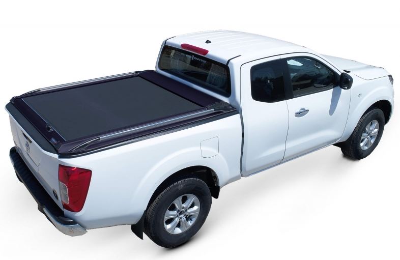 NISSAN Navara D22 NP-300 Space Cab SOT 1303 black matt Rollverdeck - Laderaumabdeckung