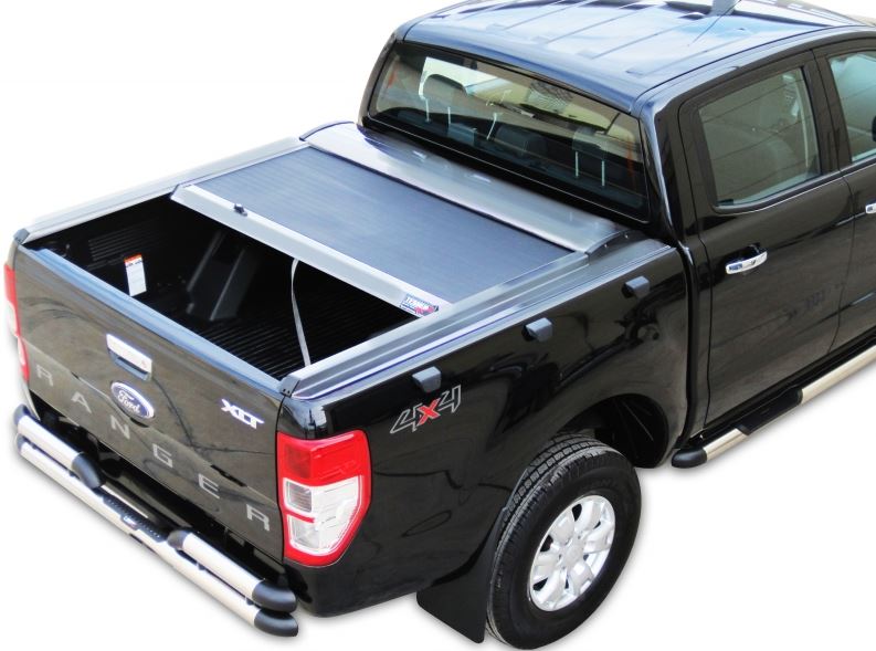 Laderaumabdeckung – Rollverdeck für FORD Ranger Double Cab 2007-2011 SOT 130 Aluminium eloxiert 015RANGER130SILVER – Bild 4