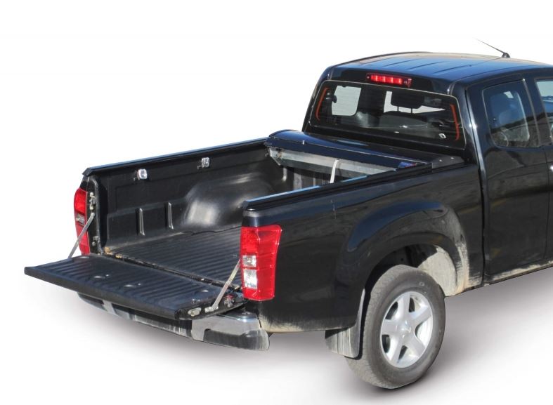 ISUZU D-Max Space Cab 2007-2011 SOT 1303 black matt Laderaumabdeckung - Rollverdeck