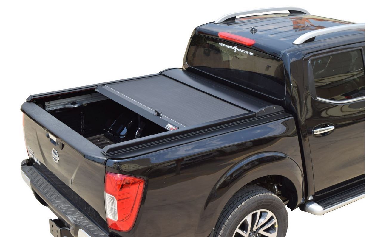 NISSAN Navara D22 NP-300 Double Cab 2001-2005 SOT 130 black matt Laderaumabdeckung - Rollverdeck