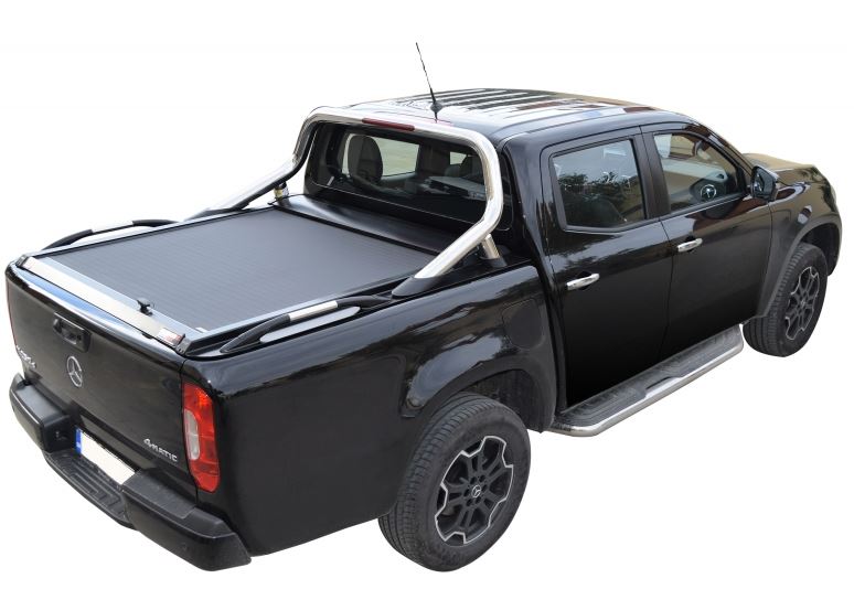 Laderaumabdeckung – Rollverdeck für Mercedes Benz X-Klasse Doppel Cab SOT 13191 mit original OEM Rollbar black matt 054XKLASSE13191BLACK – Bild 5