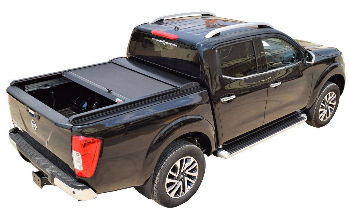 NISSAN Navara D22 NP-300 Double Cab 2001-2005 SOT 130 black matt Laderaumabdeckung - Rollverdeck