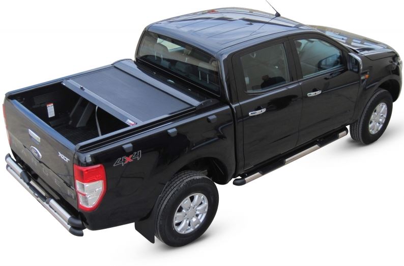 Laderaumabdeckung – Rollverdeck für FORD Ranger Double Cab 2007-2011 SOT 130 black matt 016RANGER130BLACK – Bild 5