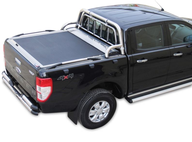 Laderaumabdeckung – Rollverdeck für FORD Ranger XLT Double Cab ab 11/2012 SOT 1306 Aluminium eloxiert 001XLT1306SILVER – Bild 2