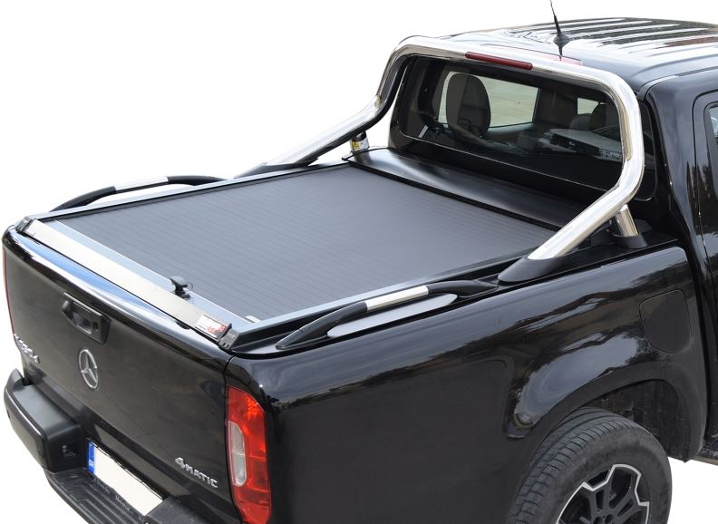 Laderaumabdeckung – Rollverdeck für Mercedes Benz X-Klasse Doppel Cab SOT 13191 mit original OEM Rollbar black matt 054XKLASSE13191BLACK – Bild 6