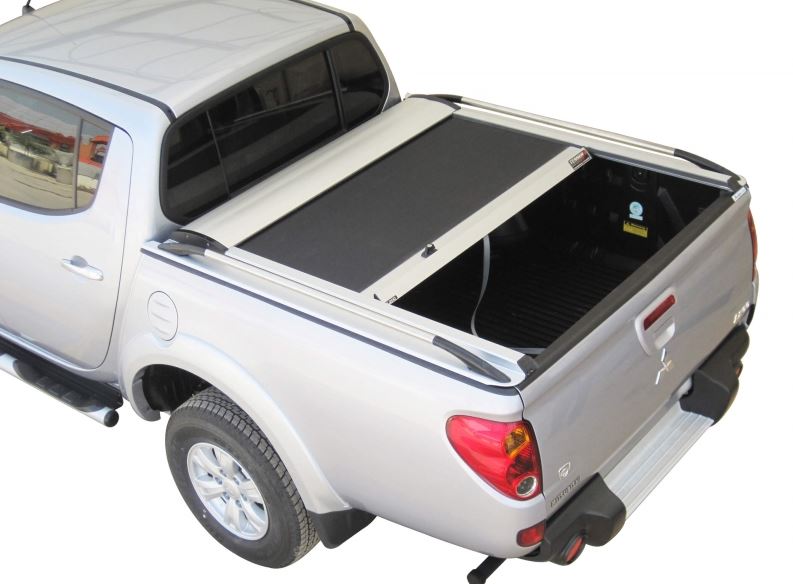 Mitsubishi L200 2006-08/2015 Double Cab Longbed SOT 130 Aluminium eloxiert Laderaumabdeckung