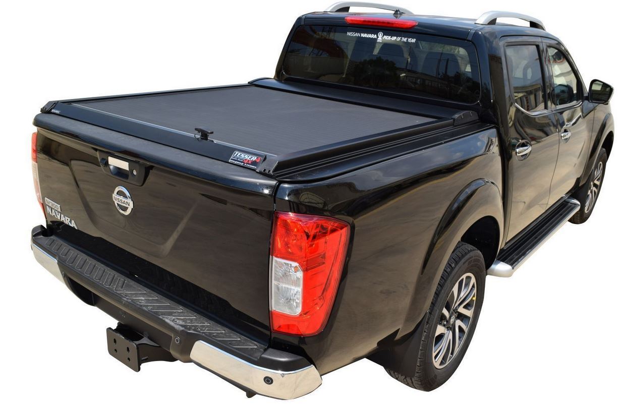 NISSAN Navara D22 NP-300 Double Cab 2001-2005 SOT 130 black matt Laderaumabdeckung - Rollverdeck