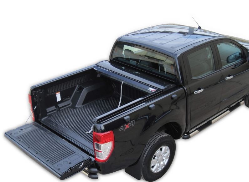 Laderaumabdeckung – Rollverdeck für FORD Ranger Double Cab 2007-2011 SOT 130 black matt 016RANGER130BLACK – Bild 6