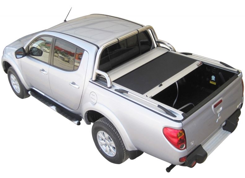 Mitsubishi L200 2006-08/2015 Double Cab Longbed SOT 130 Aluminium eloxiert Laderaumabdeckung