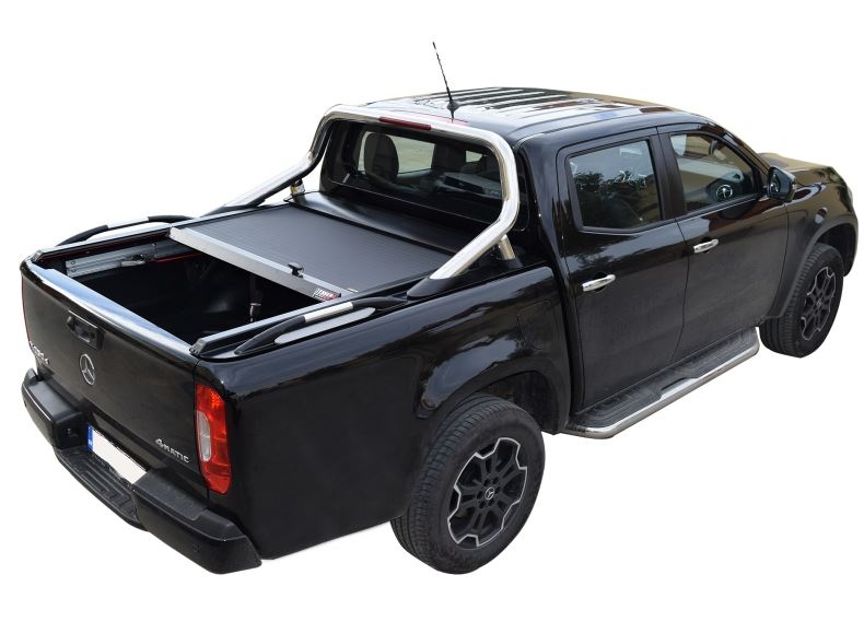 Laderaumabdeckung – Rollverdeck für Mercedes Benz X-Klasse Doppel Cab SOT 13191 mit original OEM Rollbar black matt 054XKLASSE13191BLACK – Bild 7
