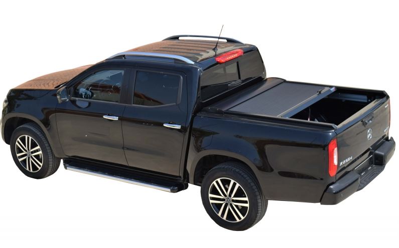 Laderaumabdeckung – Rollverdeck für Mercedes Benz X-Klasse Doppel Cab SOT 1319 black matt 054XKLASSE1319Black – Bild 7