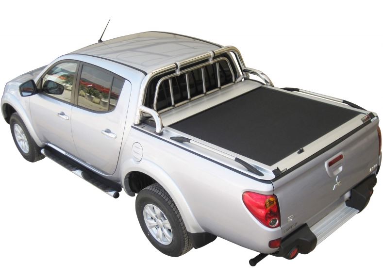 Mitsubishi L200 2006-08/2015 Double Cab Longbed SOT 130 Aluminium eloxiert Laderaumabdeckung
