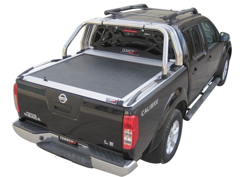 NISSAN Navara D40 Double Cab 165cm SOT 1302 Aluminium eloxiert Laderaumabdeckung - Rollverdeck