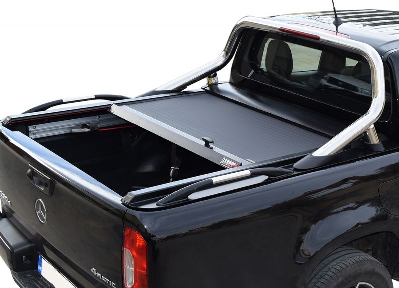 Laderaumabdeckung – Rollverdeck für Mercedes Benz X-Klasse Doppel Cab SOT 13191 mit original OEM Rollbar black matt 054XKLASSE13191BLACK – Bild 8