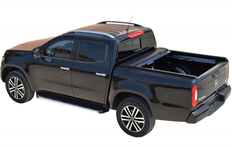 Laderaumabdeckung – Rollverdeck für Mercedes Benz X-Klasse Doppel Cab SOT 1319 black matt 054XKLASSE1319Black – Bild 8