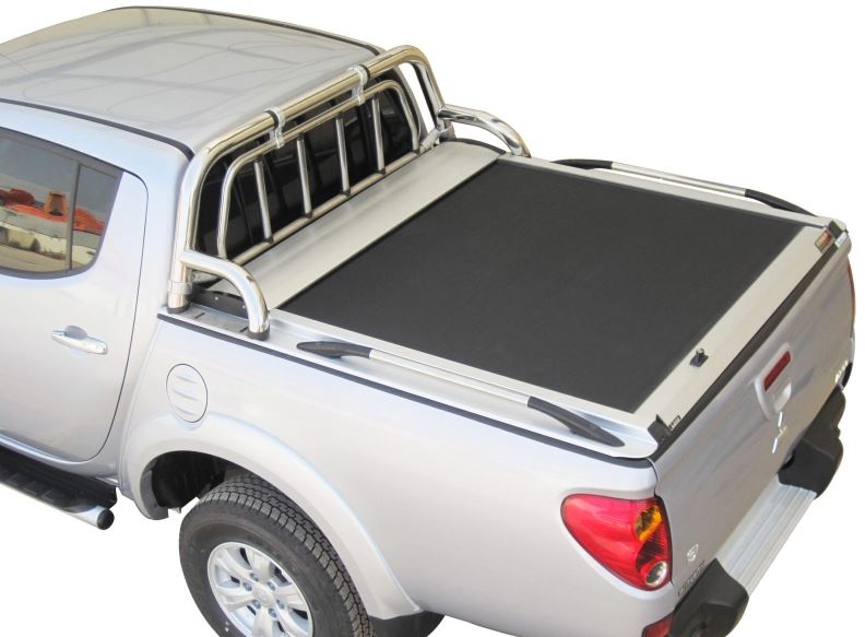 Mitsubishi L200 2006-08/2015 Double Cab Longbed SOT 130 Aluminium eloxiert Laderaumabdeckung