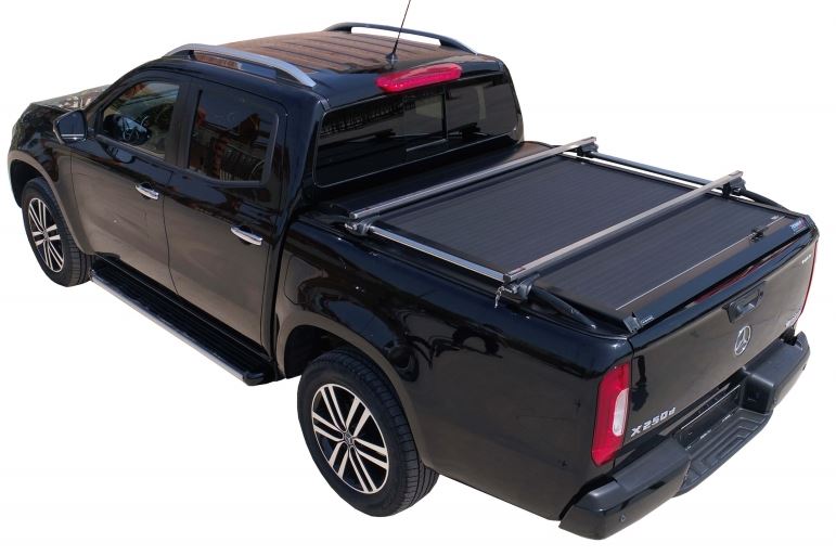 Laderaumabdeckung – Rollverdeck für Mercedes Benz X-Klasse Doppel Cab SOT 1319 black matt 054XKLASSE1319Black – Bild 9