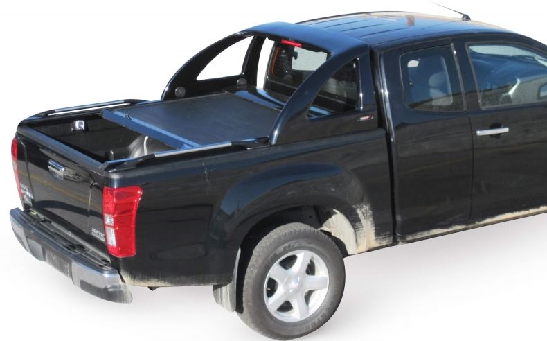 Laderaumabdeckung – Rollverdeck für ISUZU D-Max Space Cab 2007-2011 SOT 1303 black matt 033DMAX1303BLACK – Bild 10
