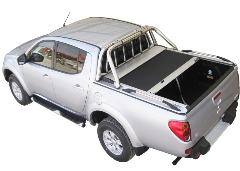 Mitsubishi L200 2006-08/2015 Double Cab Longbed SOT 130 Aluminium eloxiert Laderaumabdeckung