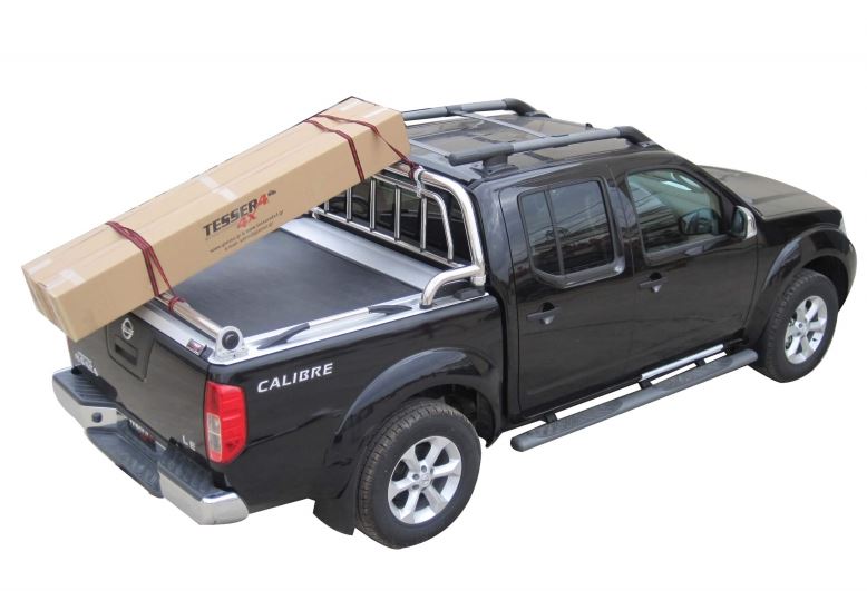 NISSAN Navara D40 Double Cab 165cm SOT 1302 Aluminium eloxiert Laderaumabdeckung - Rollverdeck