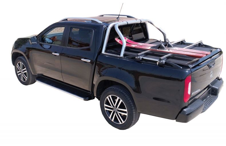 Laderaumabdeckung – Rollverdeck für Mercedes Benz X-Klasse Doppel Cab SOT 1319 black matt 054XKLASSE1319Black – Bild 12