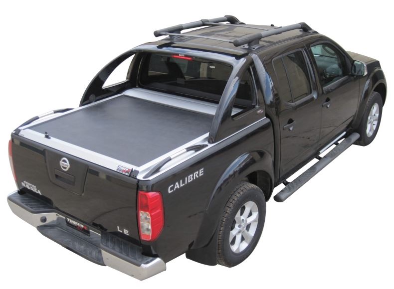 NISSAN Navara D40 Double Cab 165cm SOT 1302 Aluminium eloxiert Laderaumabdeckung - Rollverdeck