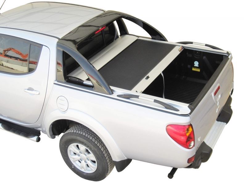 Mitsubishi L200 2006-08/2015 Double Cab Longbed SOT 130 Aluminium eloxiert Laderaumabdeckung