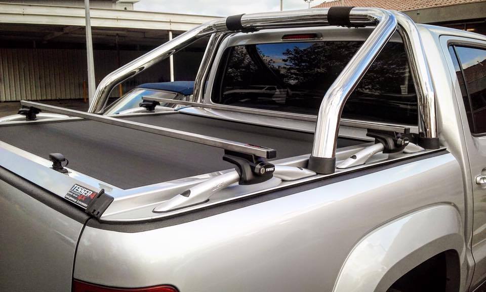 Doppel Reling aus Edelstahl KOY 80 Sport INOX passend für VW Amarok 127DKOY80SPORTINOX