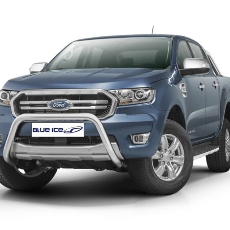 Frontschutzbügel BULLBAR BULL BAR STAHL AISI 304 für Ford Ranger ab 2019+ 145Bullbarsilver